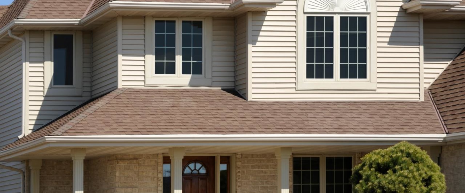 What is the most common roofing material?